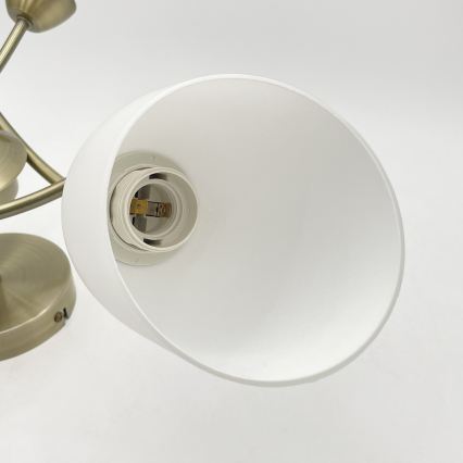 Kiinteä kattokruunu DONNA 3xE27/60W/230V patina