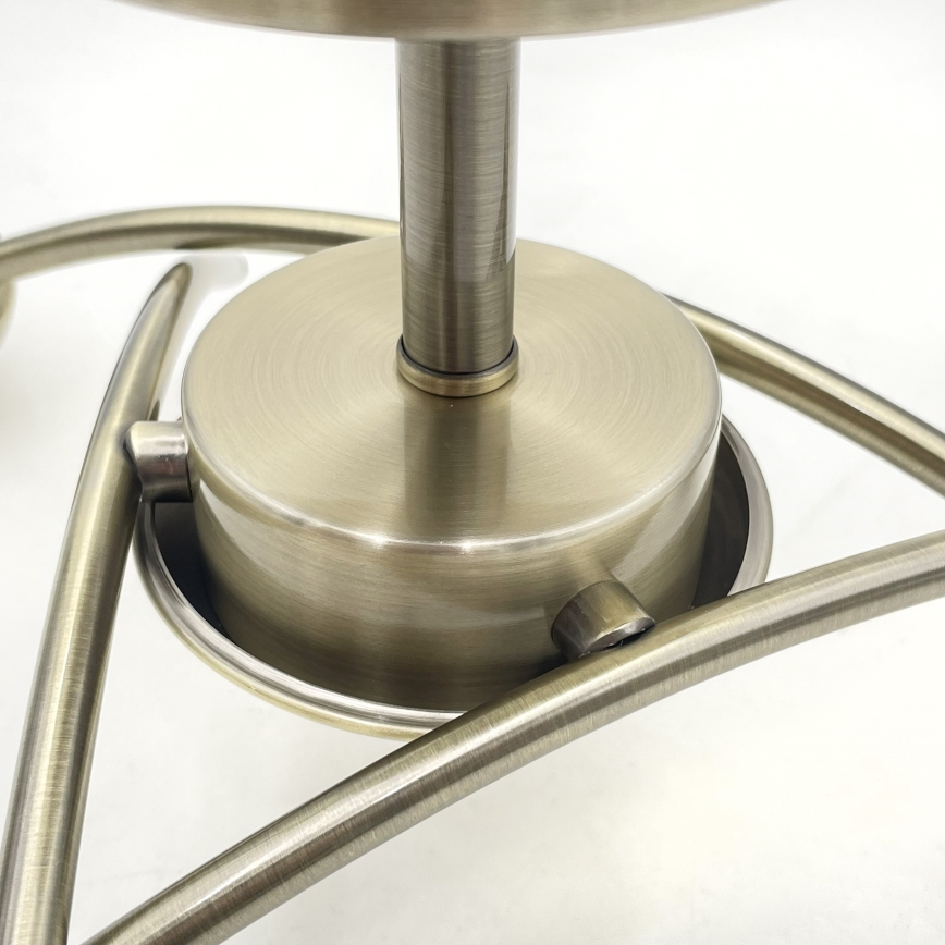 Kiinteä kattokruunu DONNA 3xE27/60W/230V patina