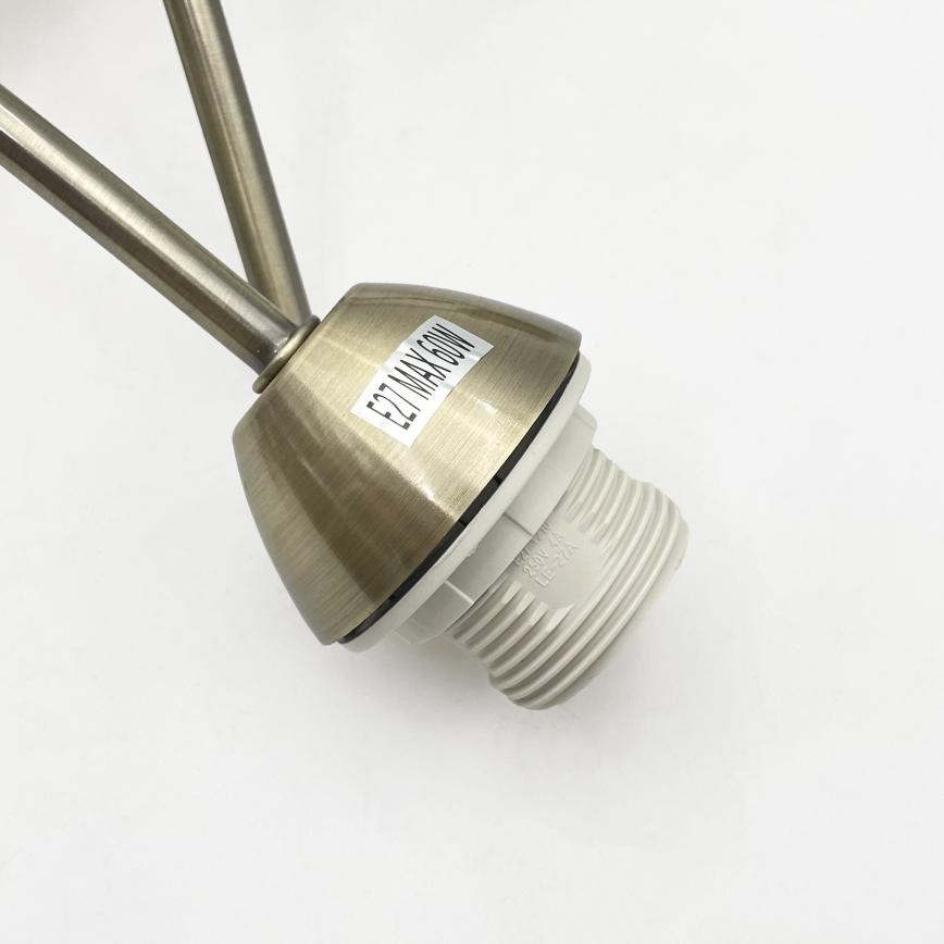 Kiinteä kattokruunu DONNA 5xE27/60W/230V patina