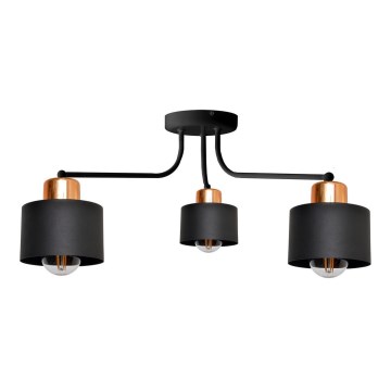 Kiinteä kattokruunu EDISON 3xE27/15W/230V