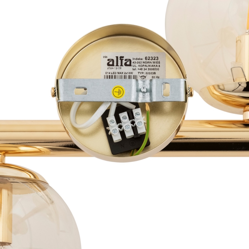 Kiinteä kattokruunu ERAL 2xE14/40W/230V