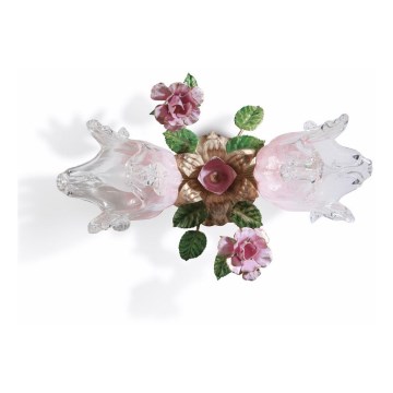 Kiinteä kattokruunu FIORINTINO 2xE14/40W/230V