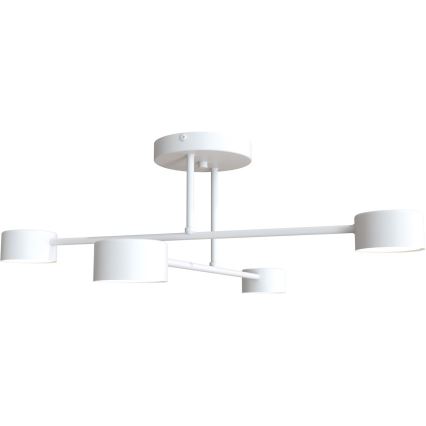 Kiinteä kattokruunu HALO 4xGX53/10W/230V valkoinen