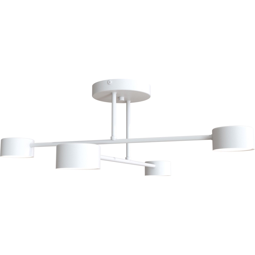 Kiinteä kattokruunu HALO 4xGX53/10W/230V valkoinen