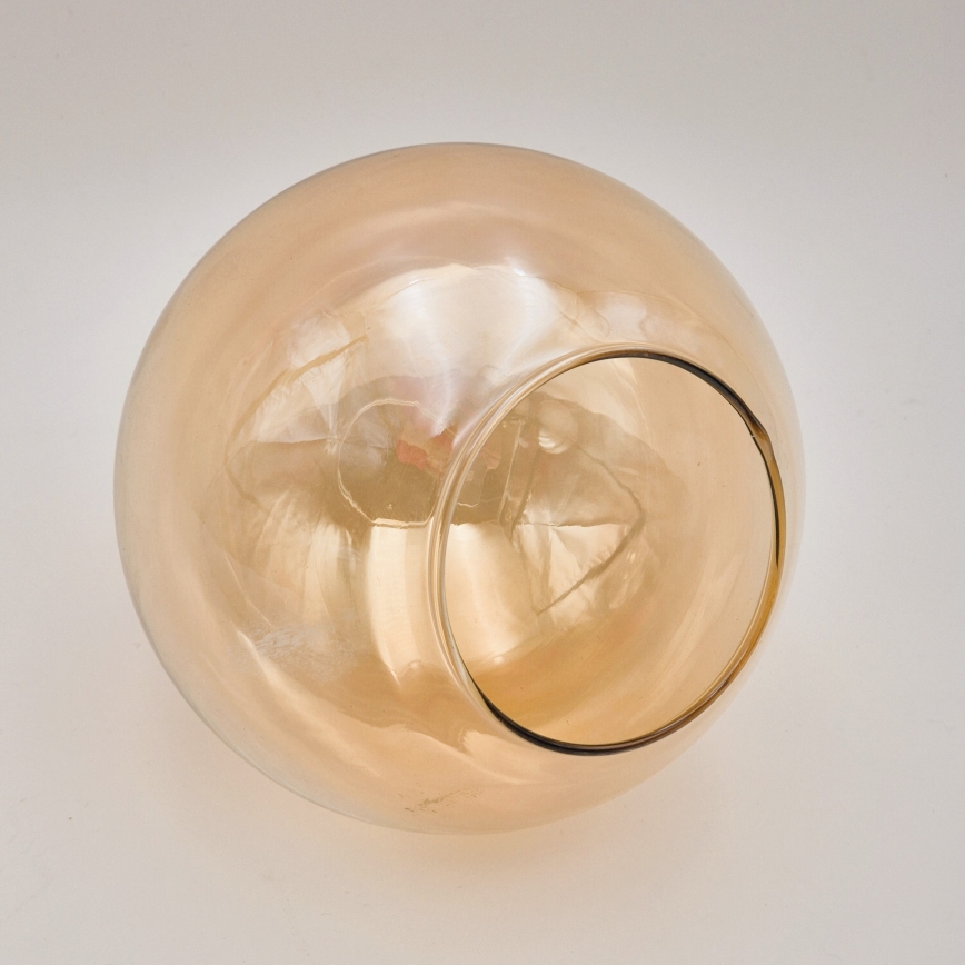 Kiinteä kattokruunu MALENA 6xE14/5W/230V kulta/musta/savuinen beige