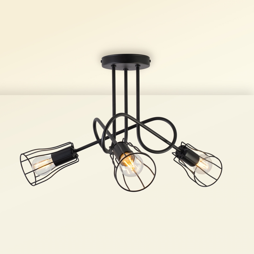 Kiinteä kattokruunu OXFORD 3xE27/15W/230V