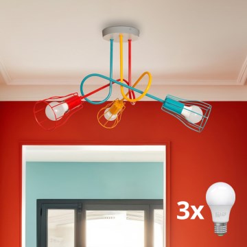 Kiinteä kattokruunu OXFORD 3xE27/15W/230V