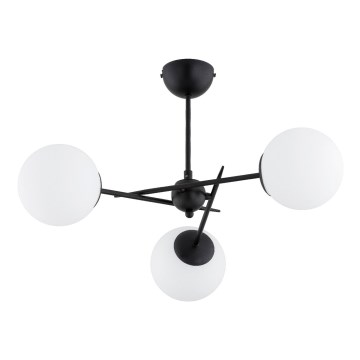 Kiinteä kattokruunu PRIMERY 3xE14/10W/230V musta