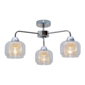 Kiinteä kattokruunu RAY 3xE14/40W/230V