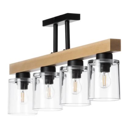 Kiinteä kattokruunu RUSTIC RADIANCE 4xE27/60W/230V