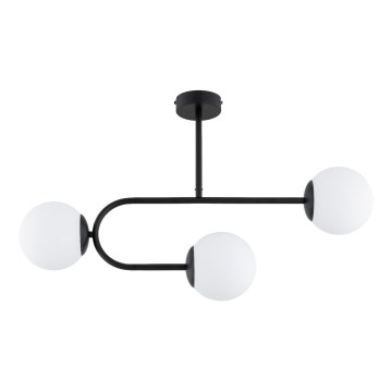 Kiinteä kattokruunu STELLAR 3xE14/10W/230V musta