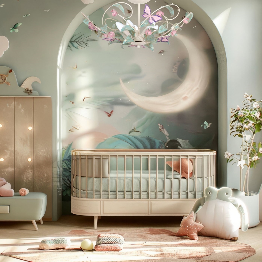 Kiinteä kattokruunu SUMMER 5xE14/60W/230V