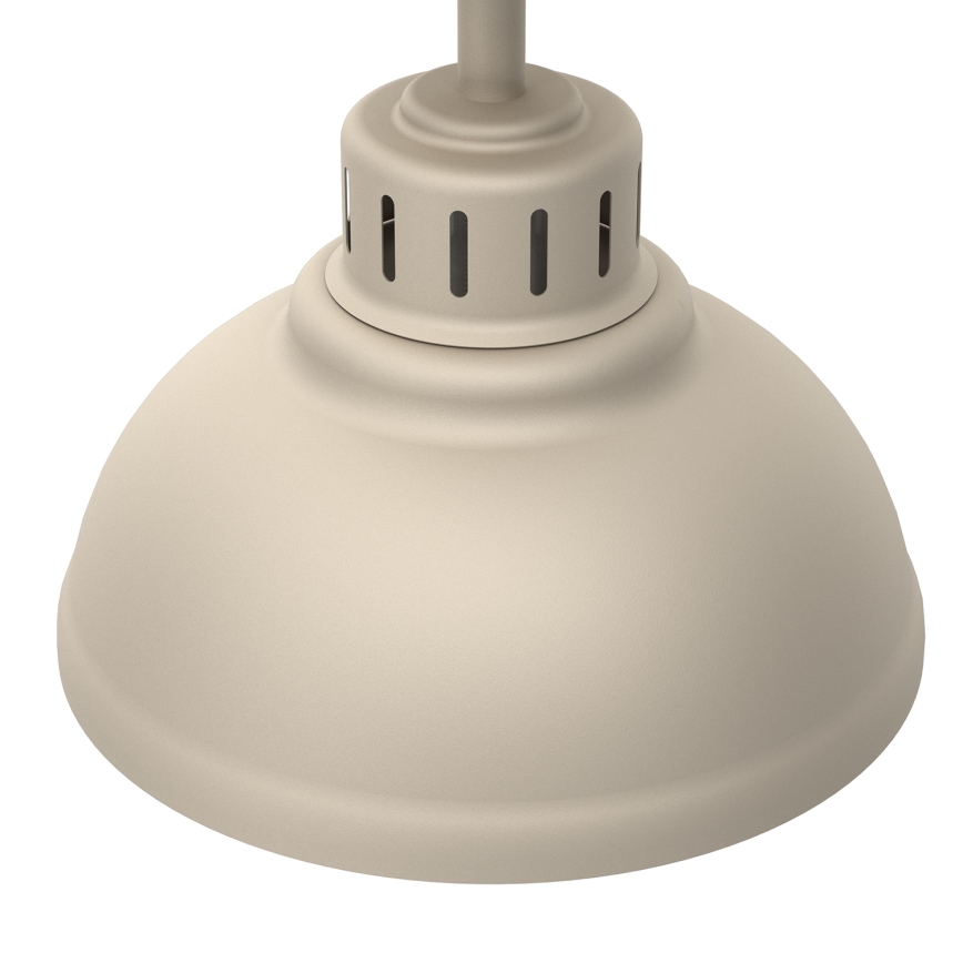 Kiinteä kattokruunu SVEN 1xE27/15W/230V beige