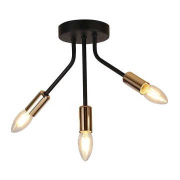 Kiinteä kattokruunu TIARA 3xE14/40W/230V