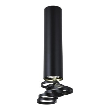 Kiinteä kattokruunu TUBA 1xGU10/50W/230V musta