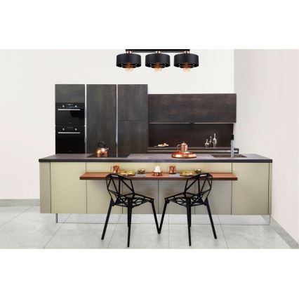 Kiinteä kattokruunu VEST 3xE27/60W/230V