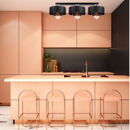 Kiinteä kattokruunu VEST 3xE27/60W/230V