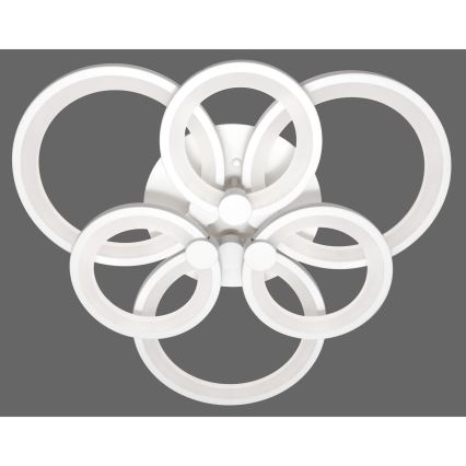 LED-himmennyskattokruunu SIENA LED/72W/230V valkoinen + kauko-ohjaus