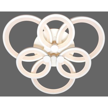 LED-himmennyskattokruunu SIENA LED/72W/230V valkoinen + kauko-ohjaus