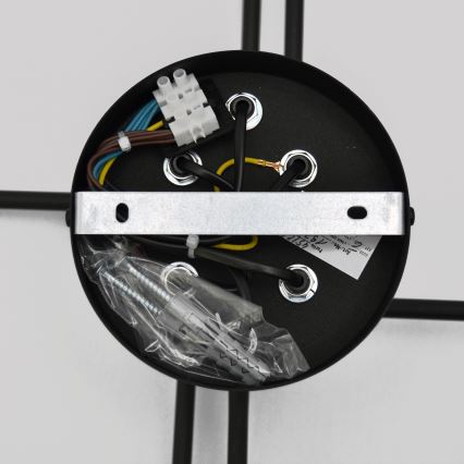 Kiinteä LED-kattokruunu TUBE 6xE27/15W/230V