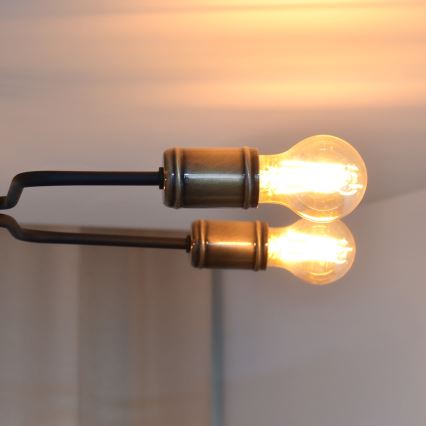 Kiinteä LED-kattokruunu TUBE 6xE27/15W/230V