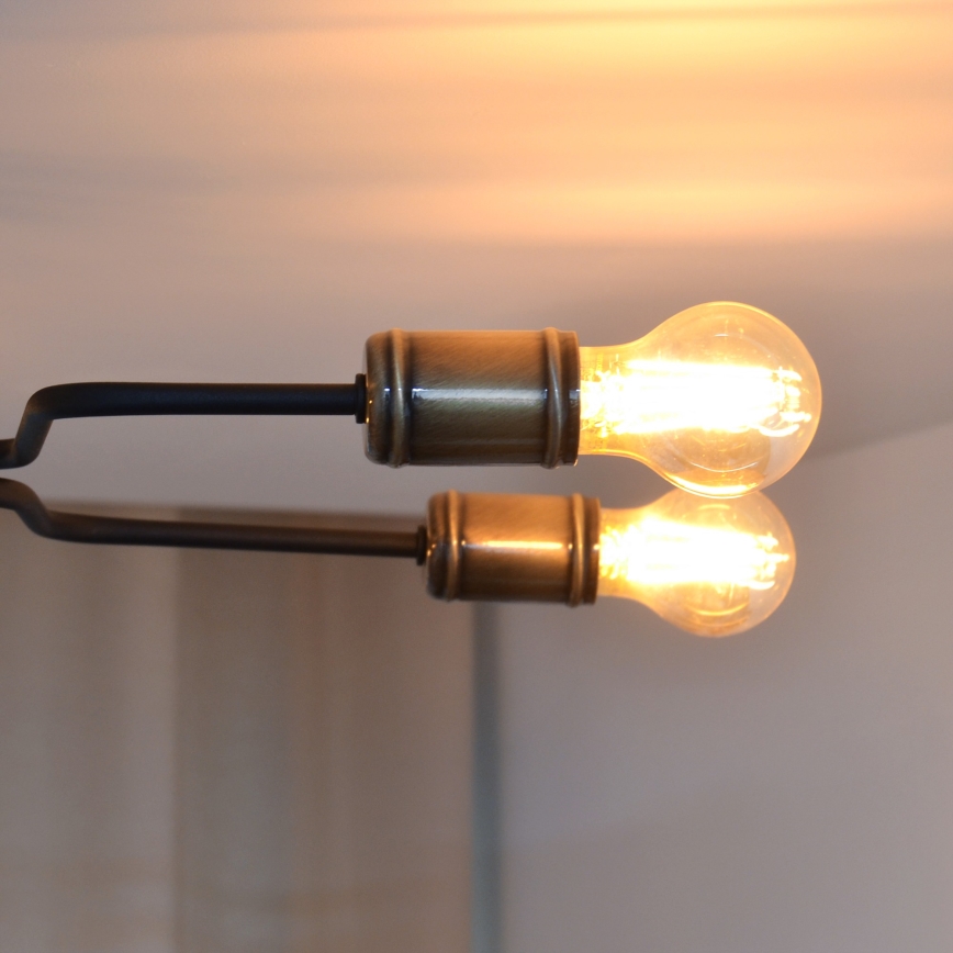 Kiinteä LED-kattokruunu TUBE 6xE27/15W/230V