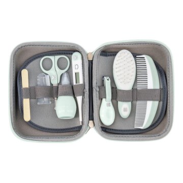 KikkaBoo - Baby care setti 8 kpl harmaa/minttu