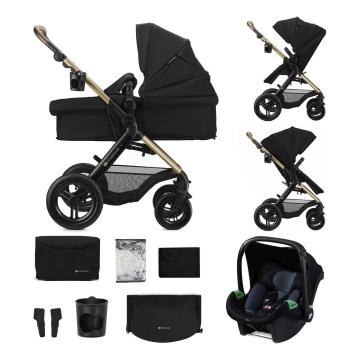 KINDERKRAFT - 3-in-1-yhdistelmävaunut MOOV 2 XL Air Black