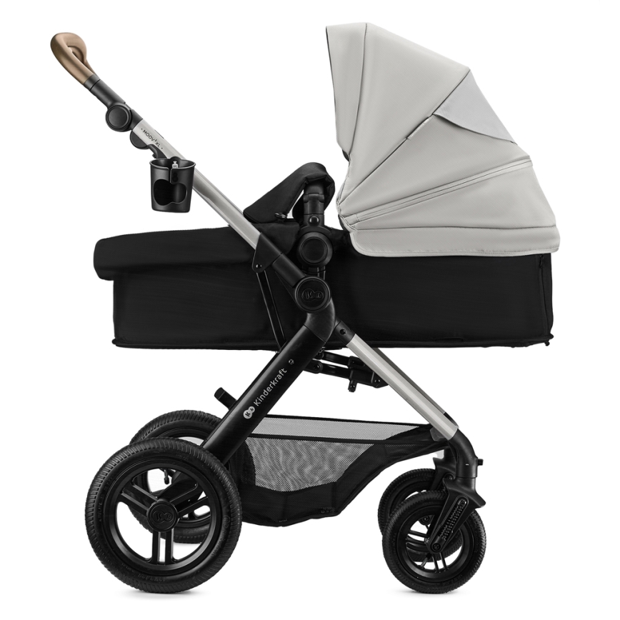 KINDERKRAFT - 3-in-1 yhdistelmävaunut MOOV 2 XL Air Grey