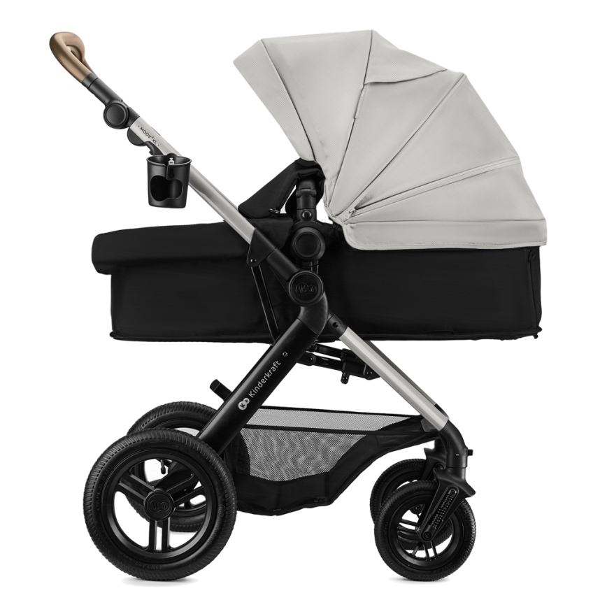 KINDERKRAFT - 3-in-1 yhdistelmävaunut MOOV 2 XL Air Grey