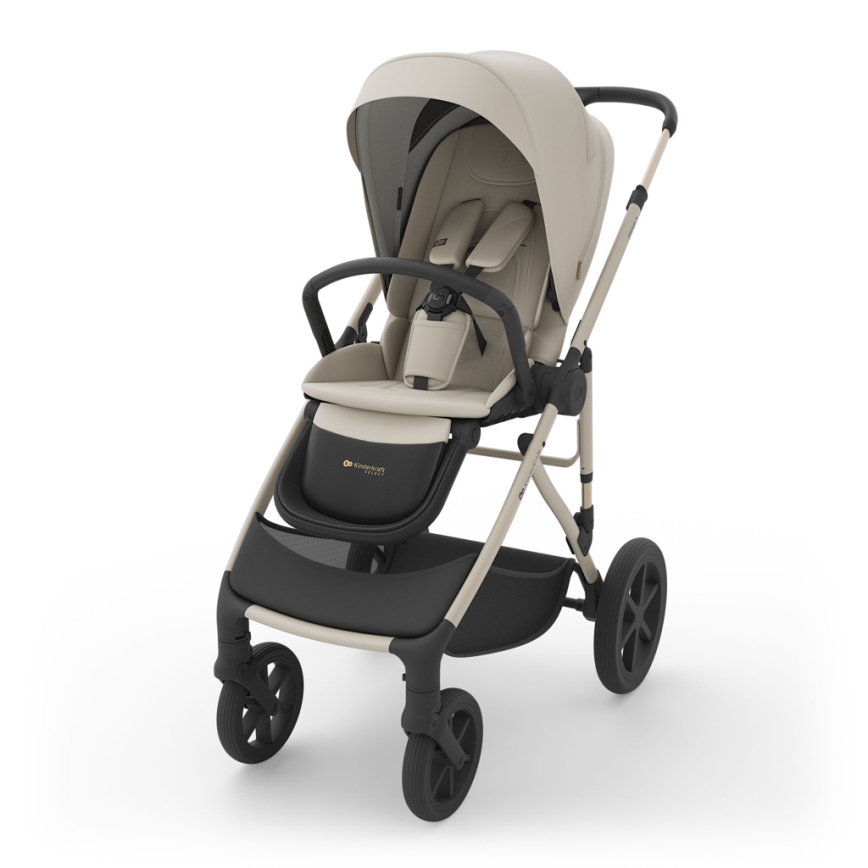 KINDERKRAFT - 3-in-1 yhdistelmävaunut PRIME 3 Sand Dune