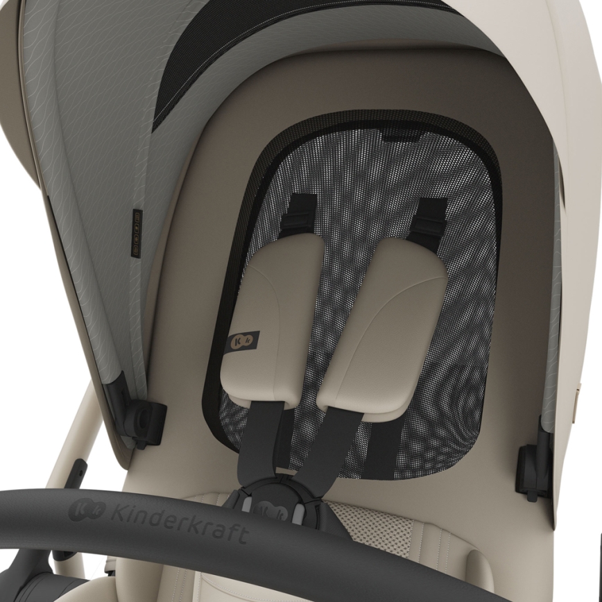 KINDERKRAFT - 3-in-1 yhdistelmävaunut PRIME 3 Sand Dune
