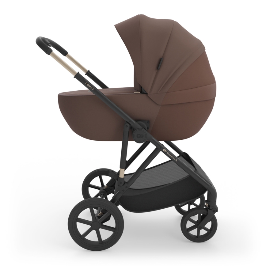 KINDERKRAFT - 3-in-1 yhdistelmävaunut PRIME 3 Velvet Mocca