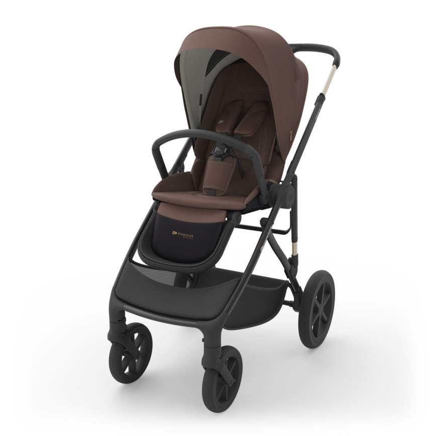KINDERKRAFT - 3-in-1 yhdistelmävaunut PRIME 3 Velvet Mocca