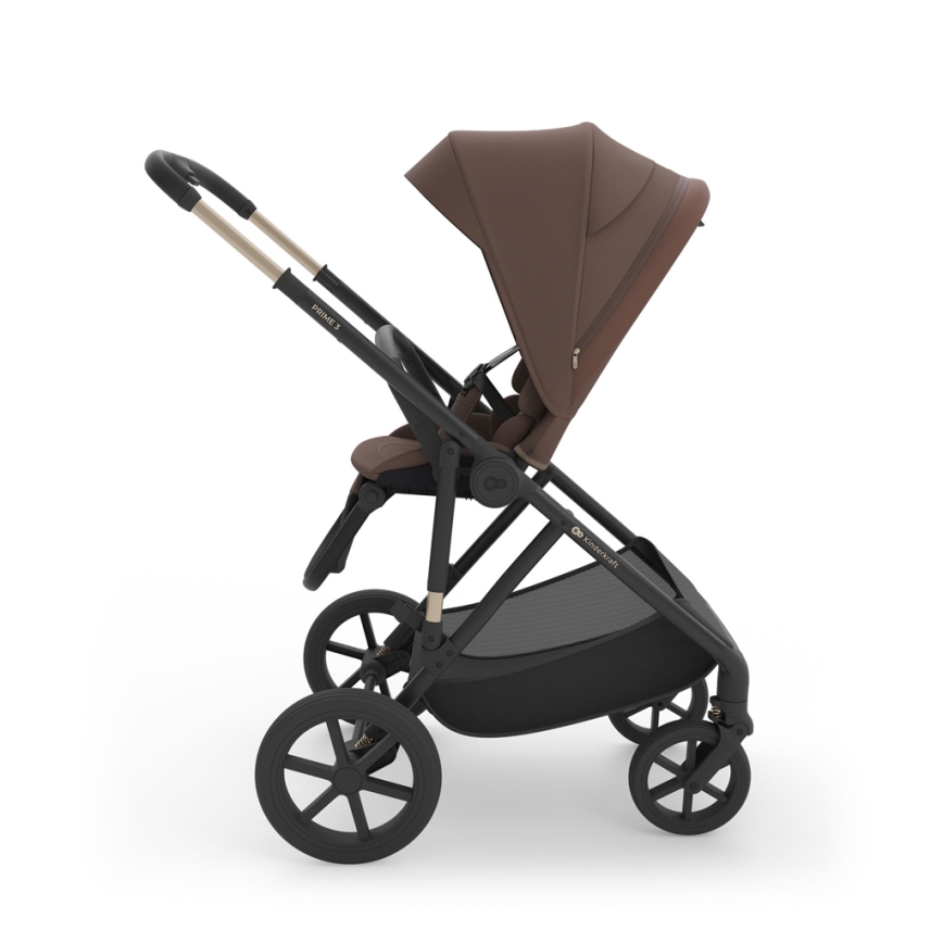 KINDERKRAFT - 3-in-1 yhdistelmävaunut PRIME 3 Velvet Mocca