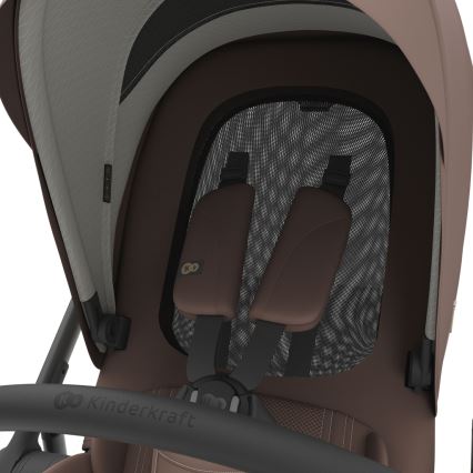 KINDERKRAFT - 3-in-1 yhdistelmävaunut PRIME 3 Velvet Mocca