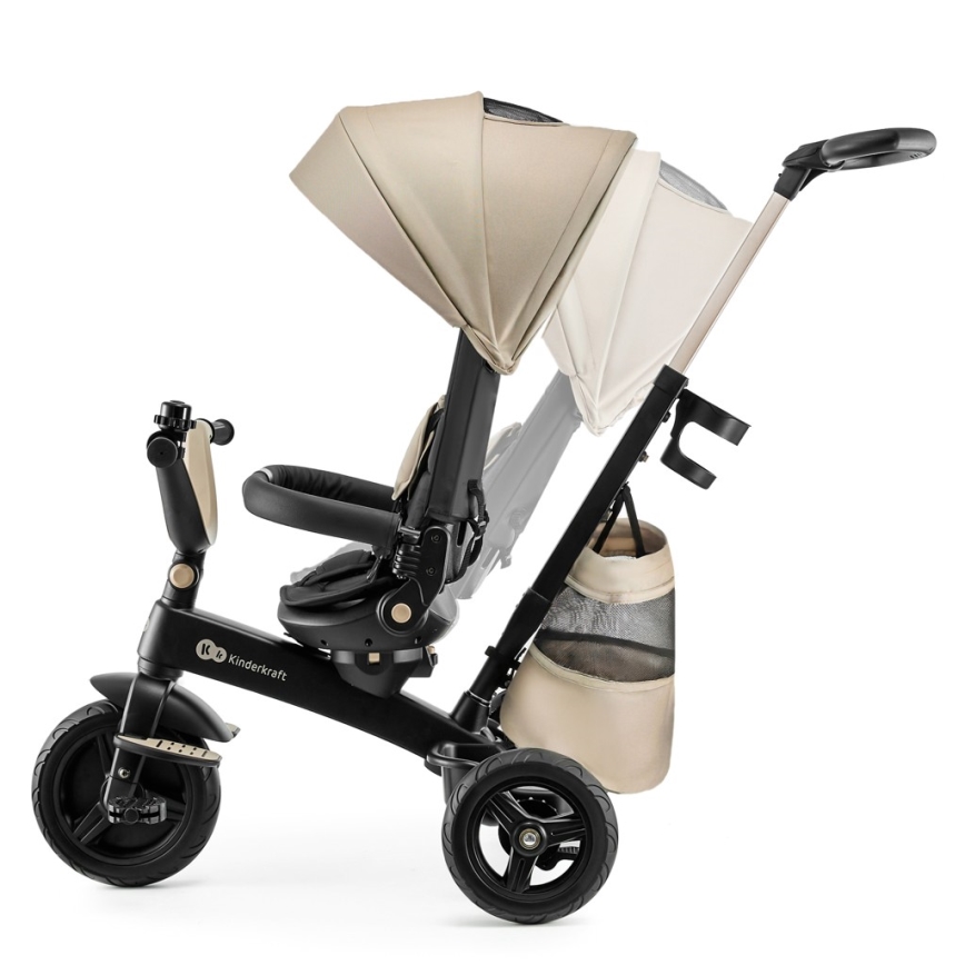 KINDERKRAFT - 5-in-1 EASYTWIST lasten kolmipyörä, beige