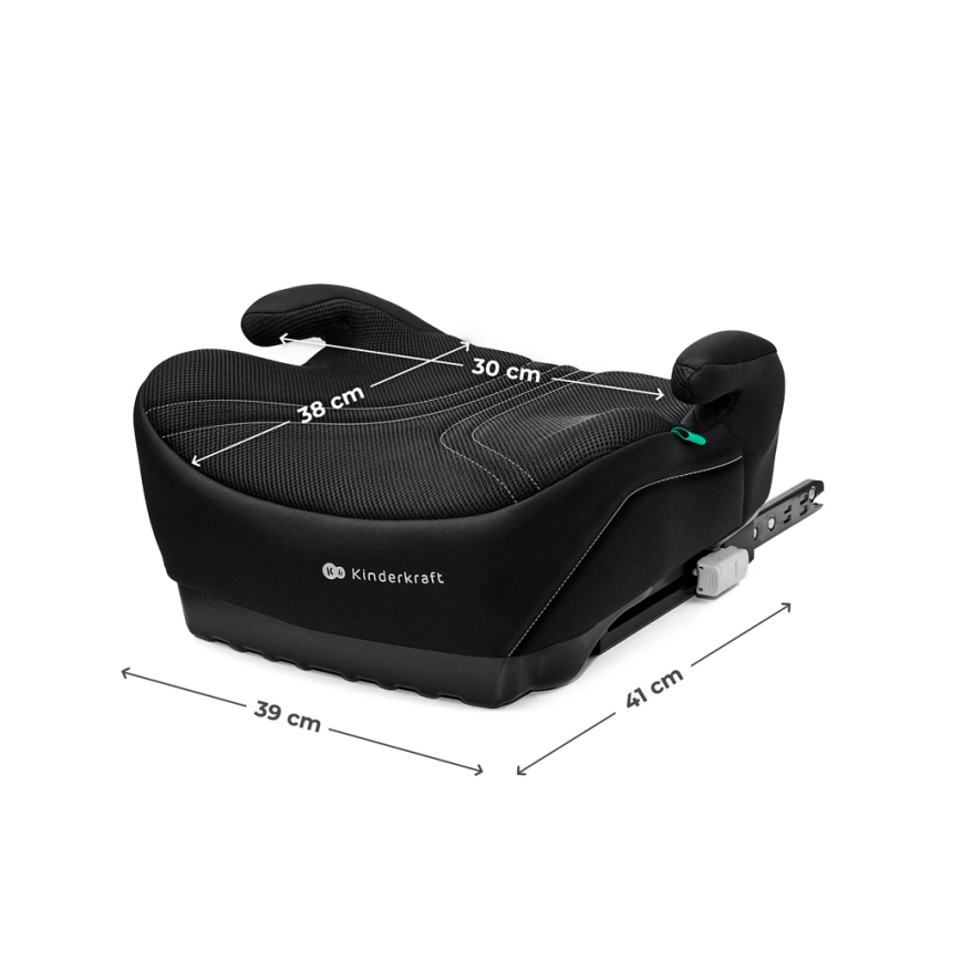 KINDERKRAFT - Auton istuinkoroke I-BOOST 2 PRO i-Size 125–150 cm musta