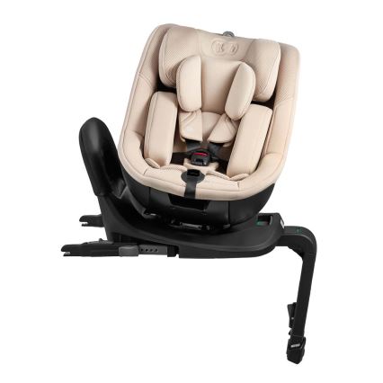KINDERKRAFT - Auton turvaistuin I-GUARD i-Size kääntyvällä alustalla 40-105 cm beige