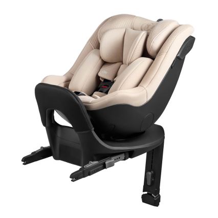 KINDERKRAFT - Auton turvaistuin I-GUARD i-Size kääntyvällä alustalla 40-105 cm beige