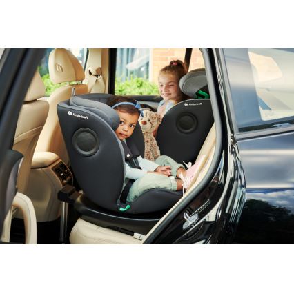 KINDERKRAFT - Autonistuin I-360 i-Koko (40-150 cm) musta