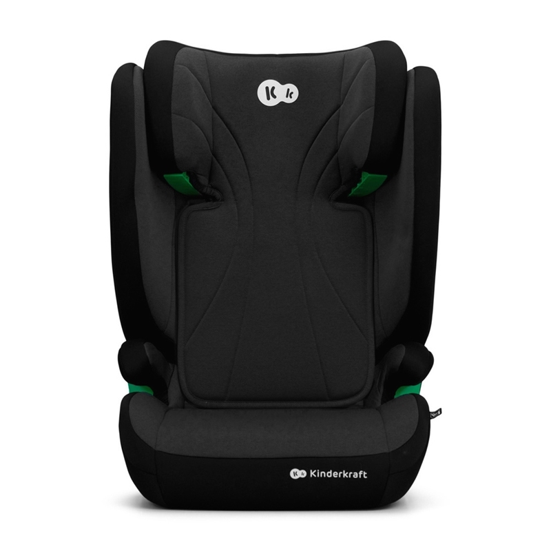 KINDERKRAFT - Autonistuin JUNIOR FIX 2 (100-150 cm) Graphite musta