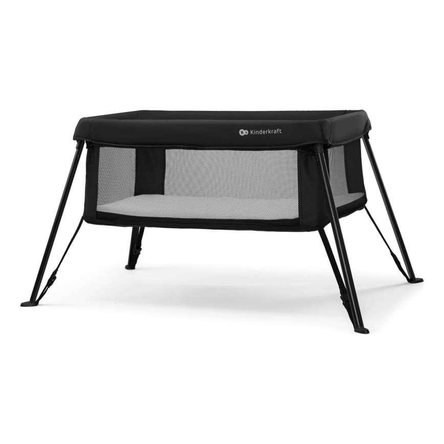 KINDERKRAFT - CAMI 3-in-1 matkasänky, musta