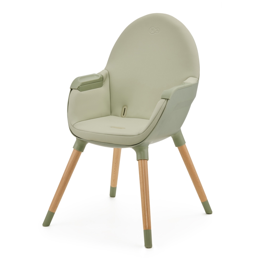 KINDERKRAFT - Lasten syöttötuoli 2-in-1 FINI2 koivu/vihreä
