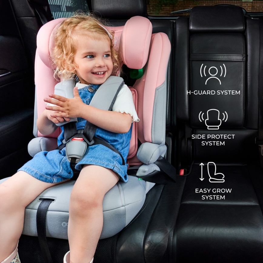 KINDERKRAFT - I-COMFY i-Size turvaistuin 76-150 cm vaaleanpunainen