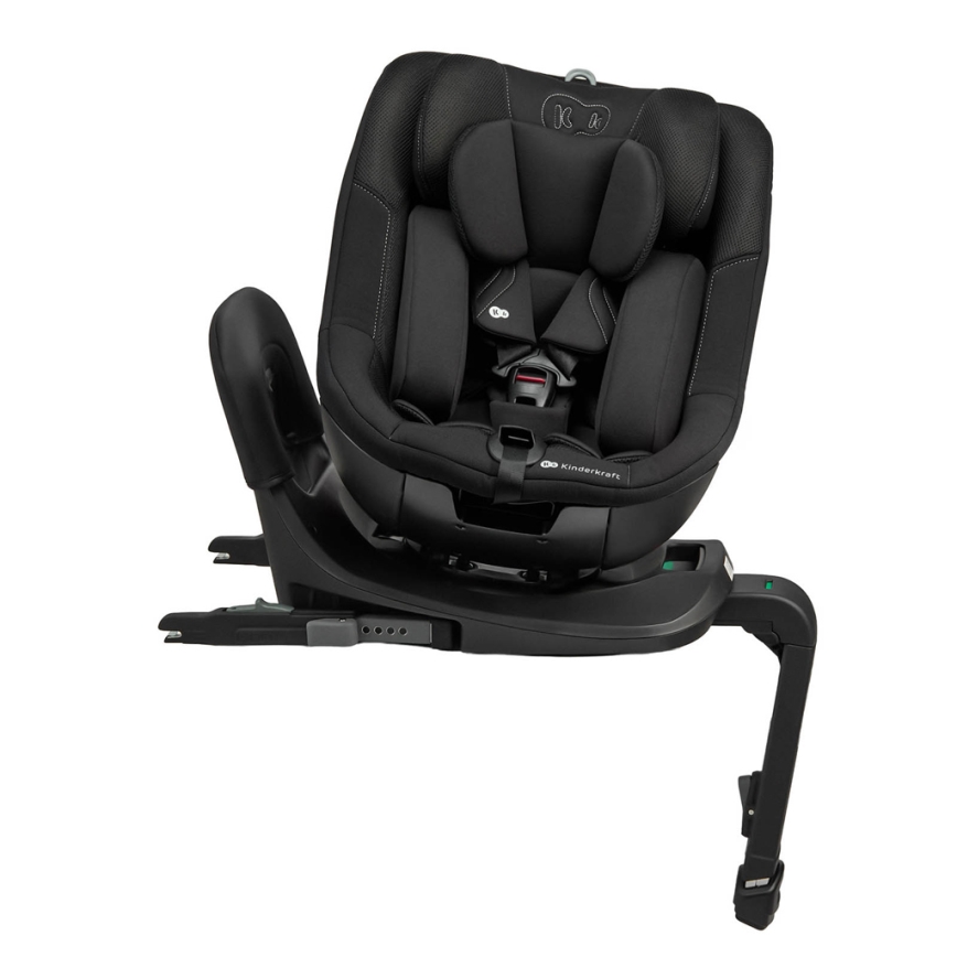 KINDERKRAFT - I-GUARD i-Size kääntyvä turvaistuin 40-105 cm musta
