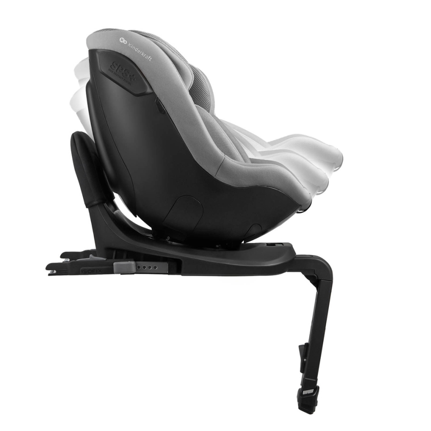 KINDERKRAFT - I-GUARD i-Size turvaistuin 40-105 cm harmaa