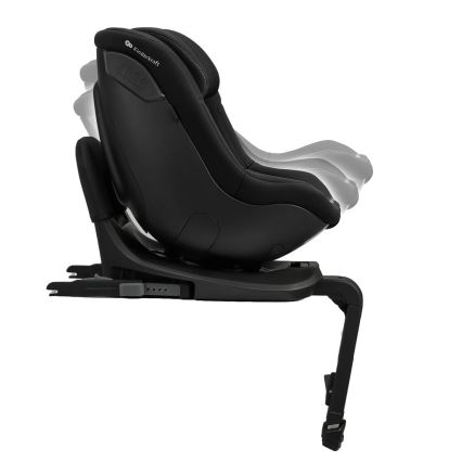 KINDERKRAFT - I-GUARD PRO i-Size 61-105 cm kääntyvällä jalustalla varustettu turvaistuin, musta