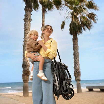 KINDERKRAFT - INDY 3 urheilurattaat, hiilenmusta