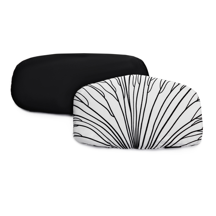 KINDERKRAFT - Istuintyyny lasten syöttötuoliin ENOCK, musta/valkoinen